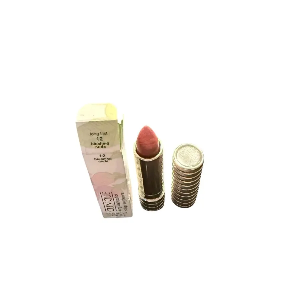 Clinique Long Lasting Lipstick 12 Blushing Nude 0.14 oz 4g New Discontinued Rare